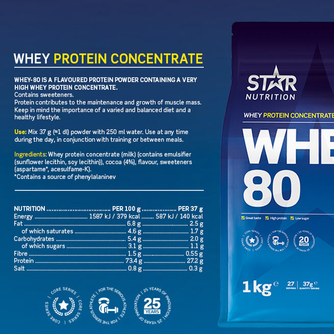 Whey-80, 1kg